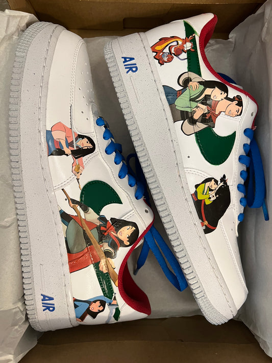Mulan Princess Inspired Custom Shoes