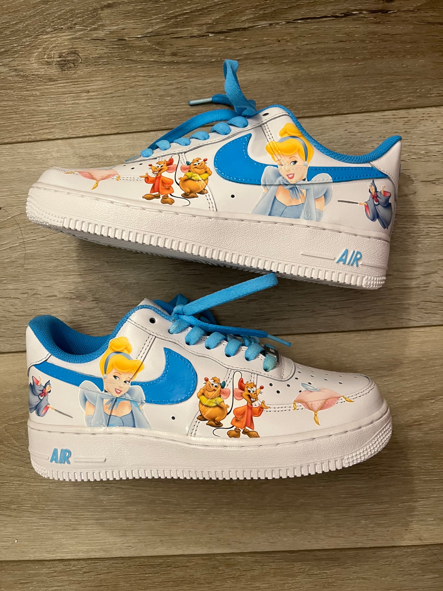 Cinderella Princess Inspired Custom Nike Air Force 1