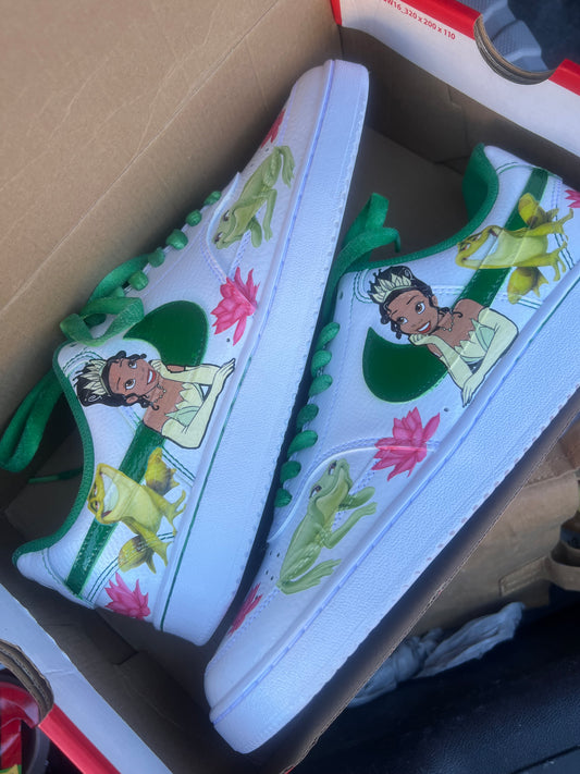 Tiana Princess Inspired Custom Nike Air Force 1