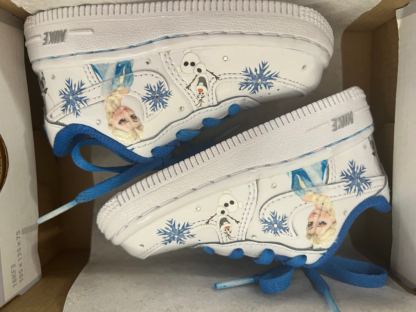 Elsa Princess Inspired Custom Nike Air Force 1