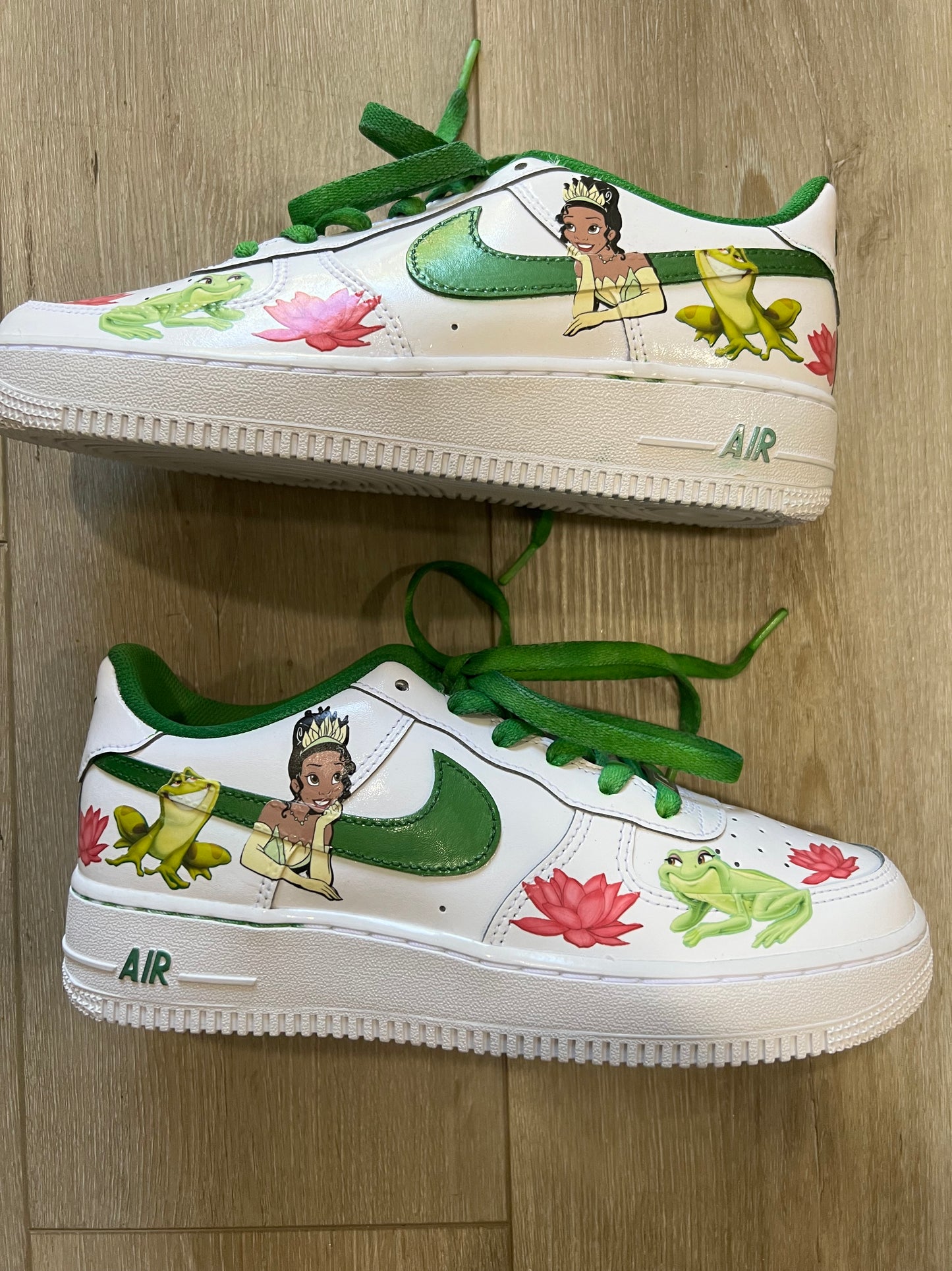 Tiana Princess Inspired Custom Nike Air Force 1