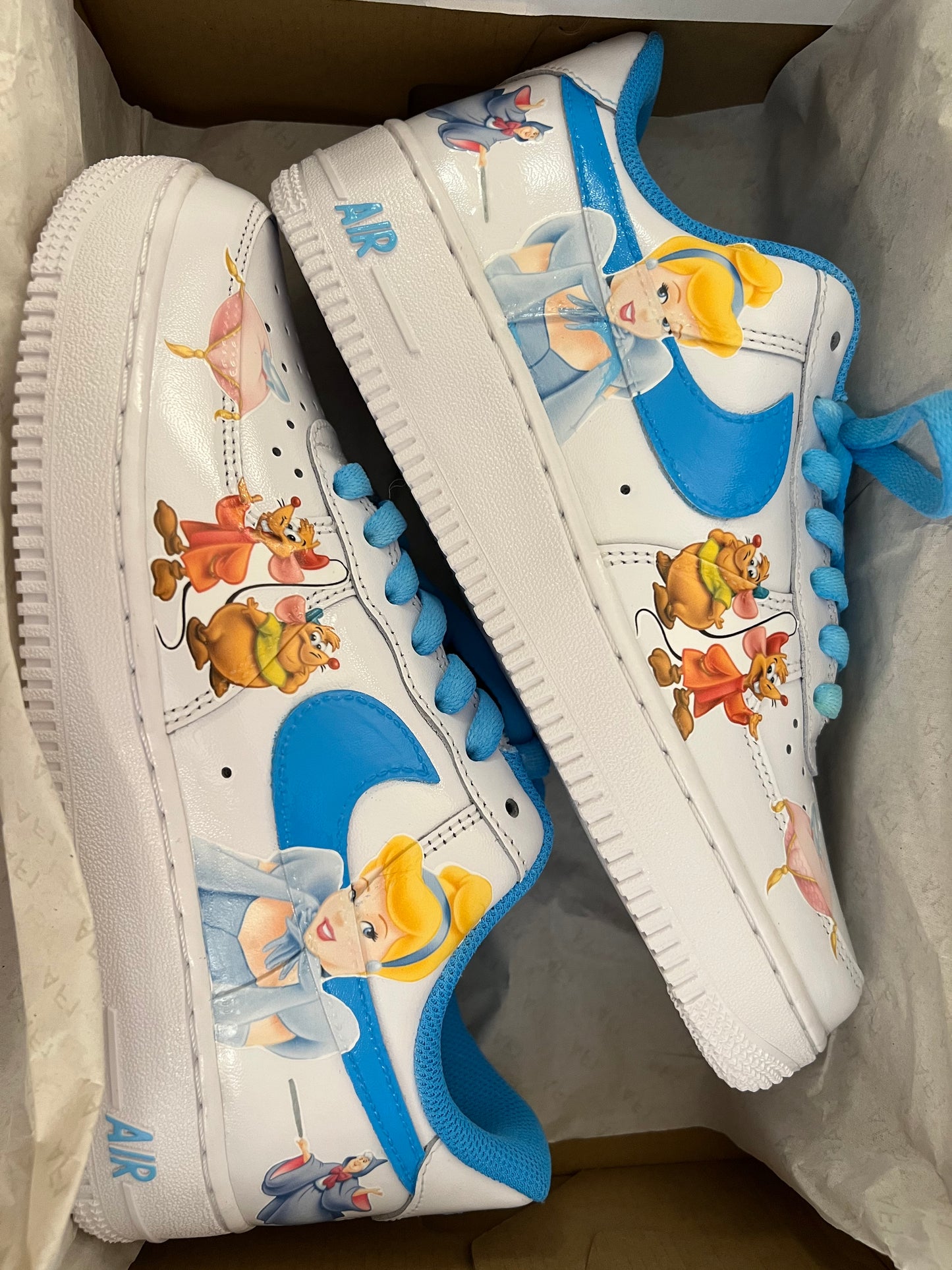 Cinderella Princess Inspired Custom Nike Air Force 1