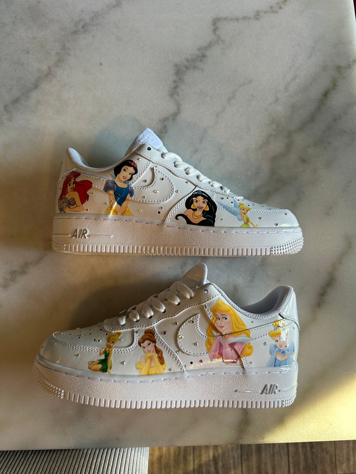 Princess Inspired Custom Nike Air Force 1