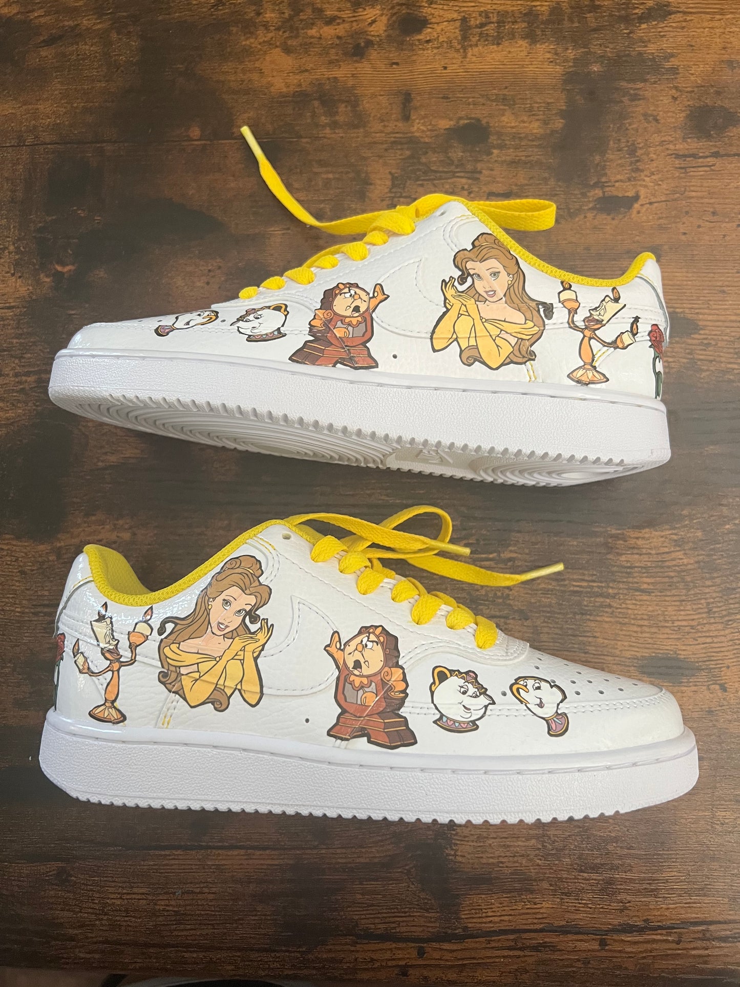 Belle Princess Inspired Custom Nike Air Force 1