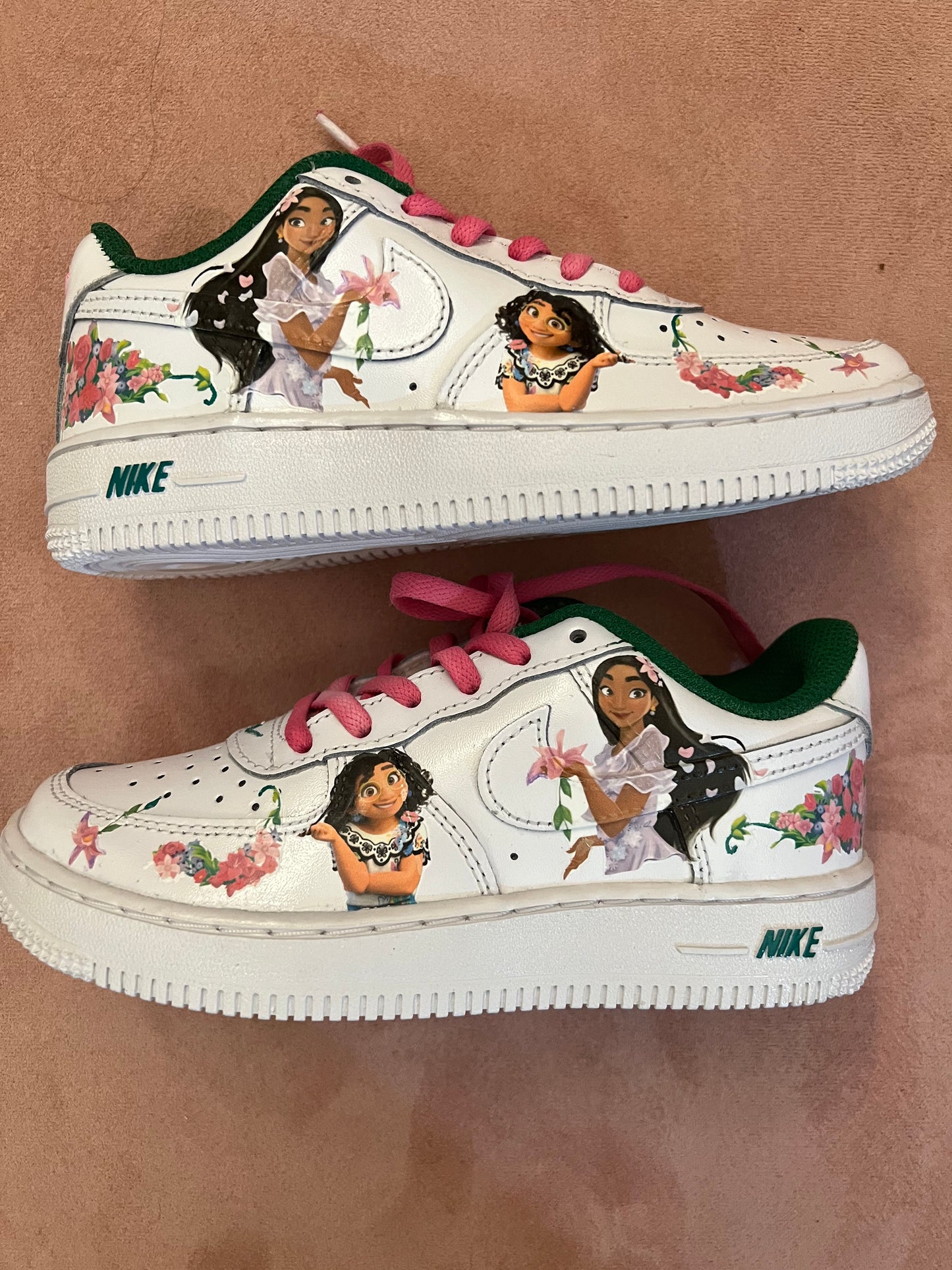 Encanto Princess Inspired Custom Nike Air Force 1