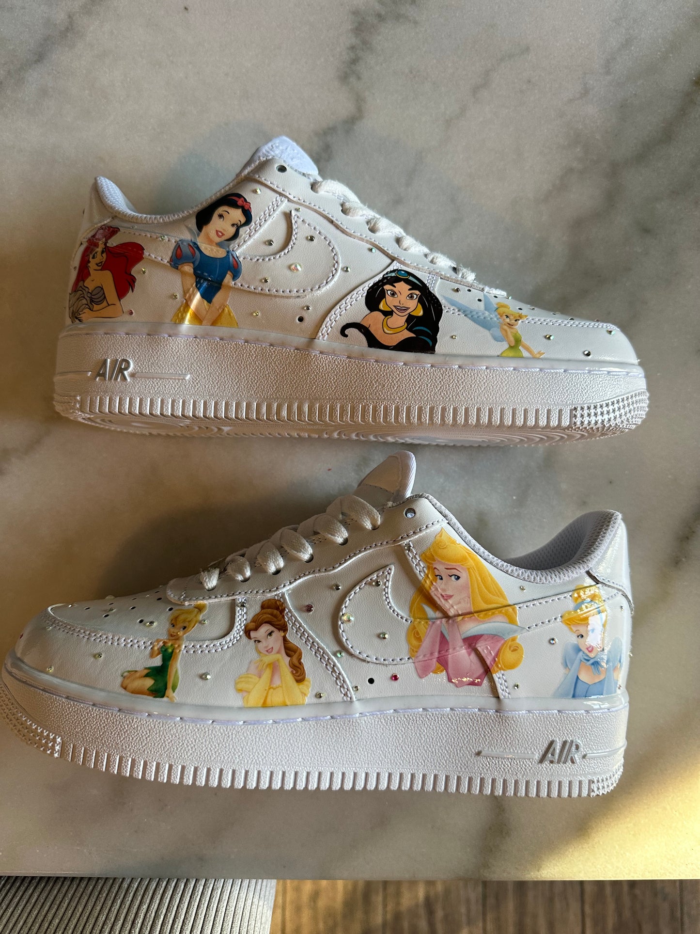 Princess Inspired Custom Nike Air Force 1