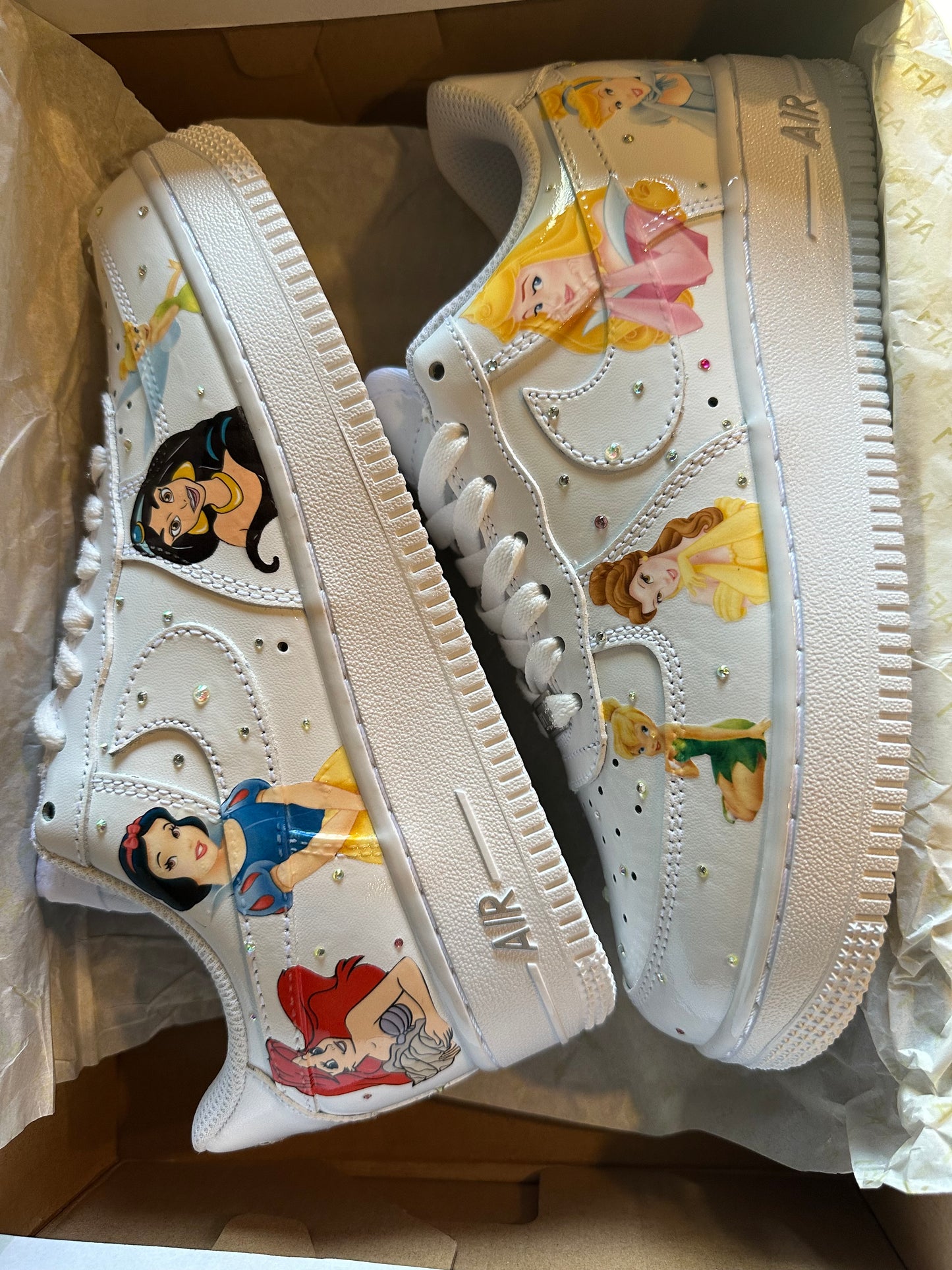 Princess Inspired Custom Nike Air Force 1