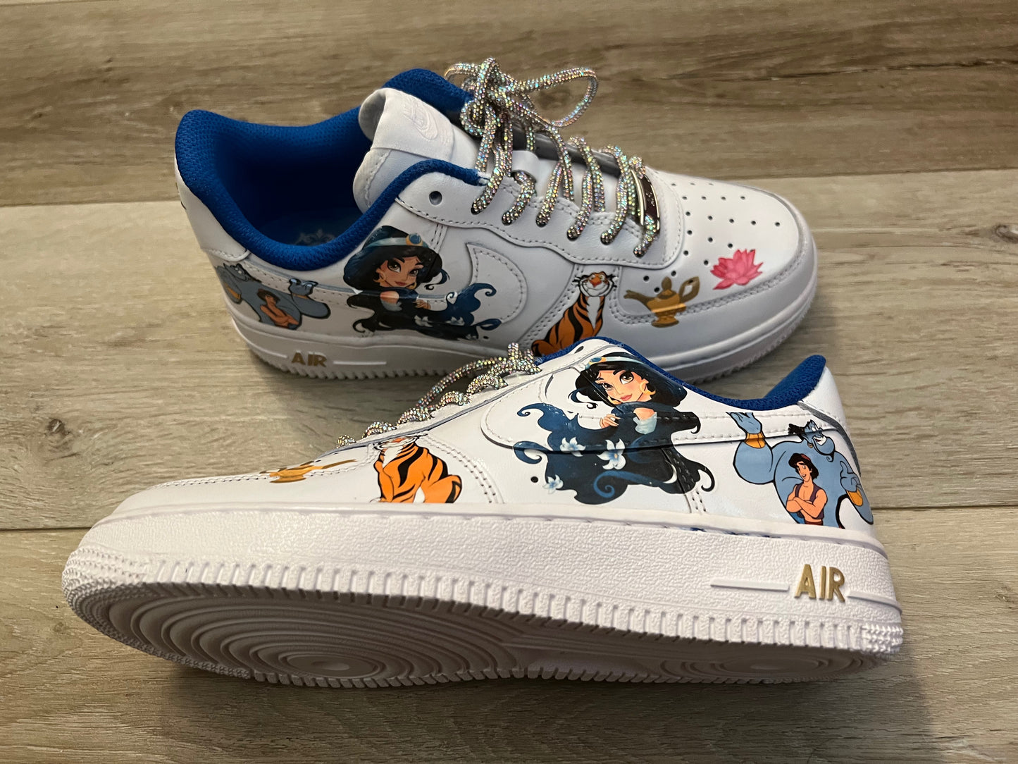 Jasmine Princess Inspired Custom Nike Air Force 1