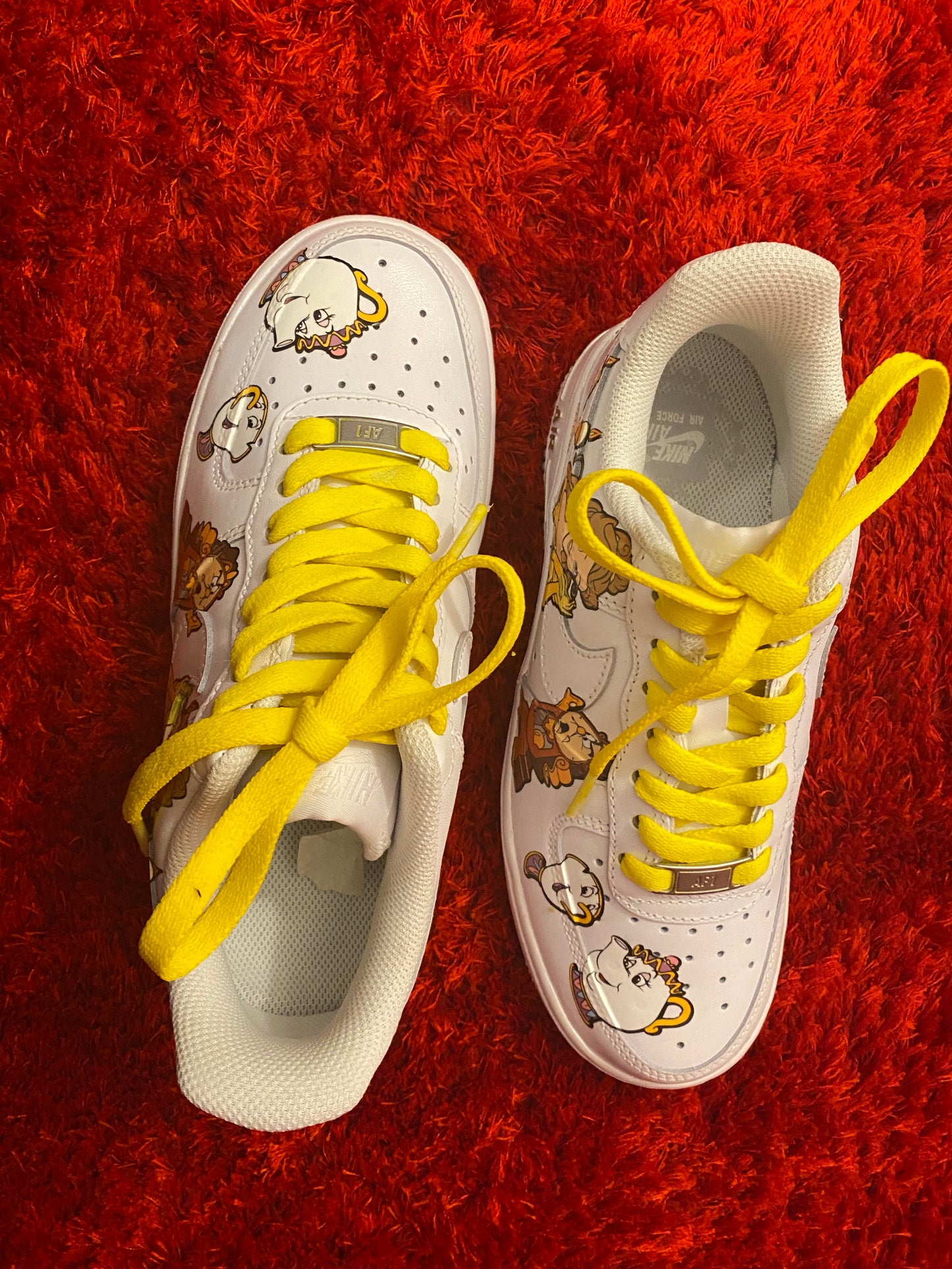 Belle Princess Inspired Custom Nike Air Force 1