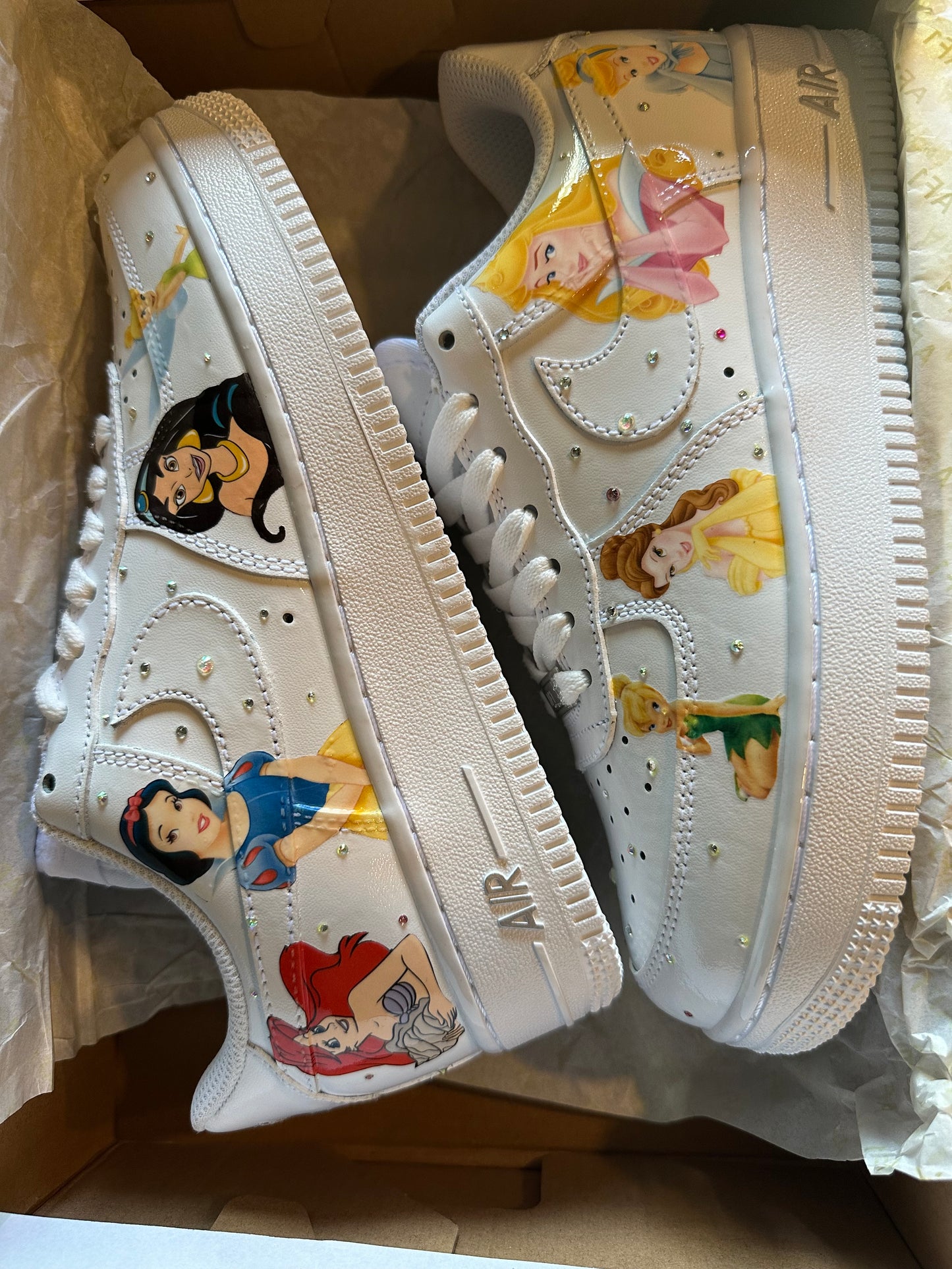 Princess Inspired Custom Nike Air Force 1