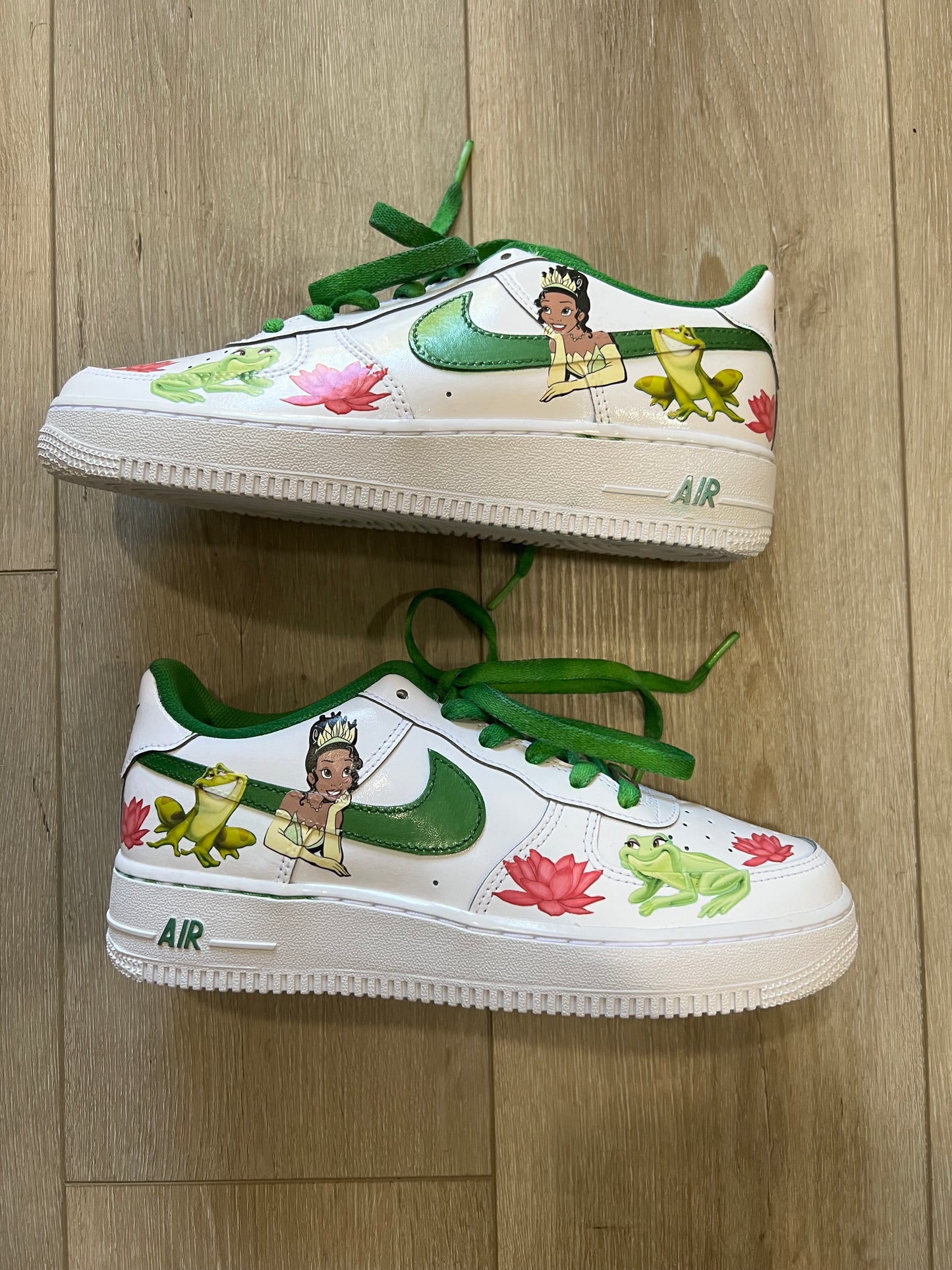 Tiana Princess Inspired Custom Nike Air Force 1