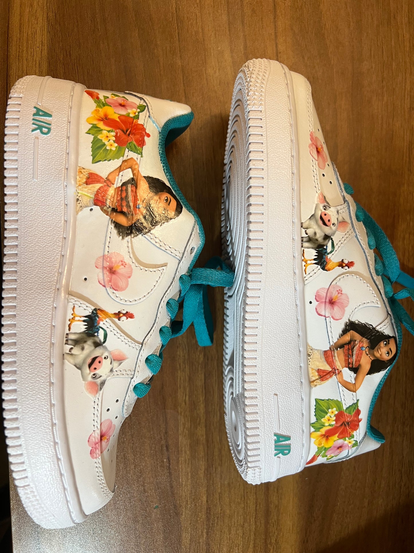 Moana Princess Inspired Custom Nike Air Force 1