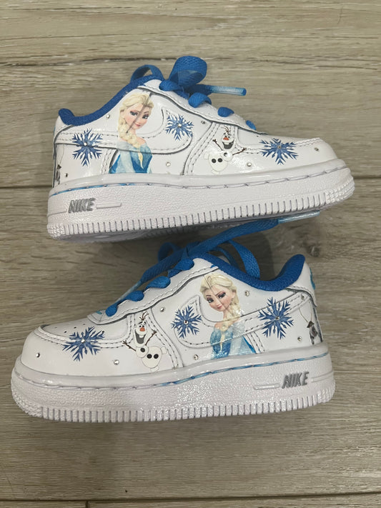 Elsa Princess Inspired Custom Nike Air Force 1