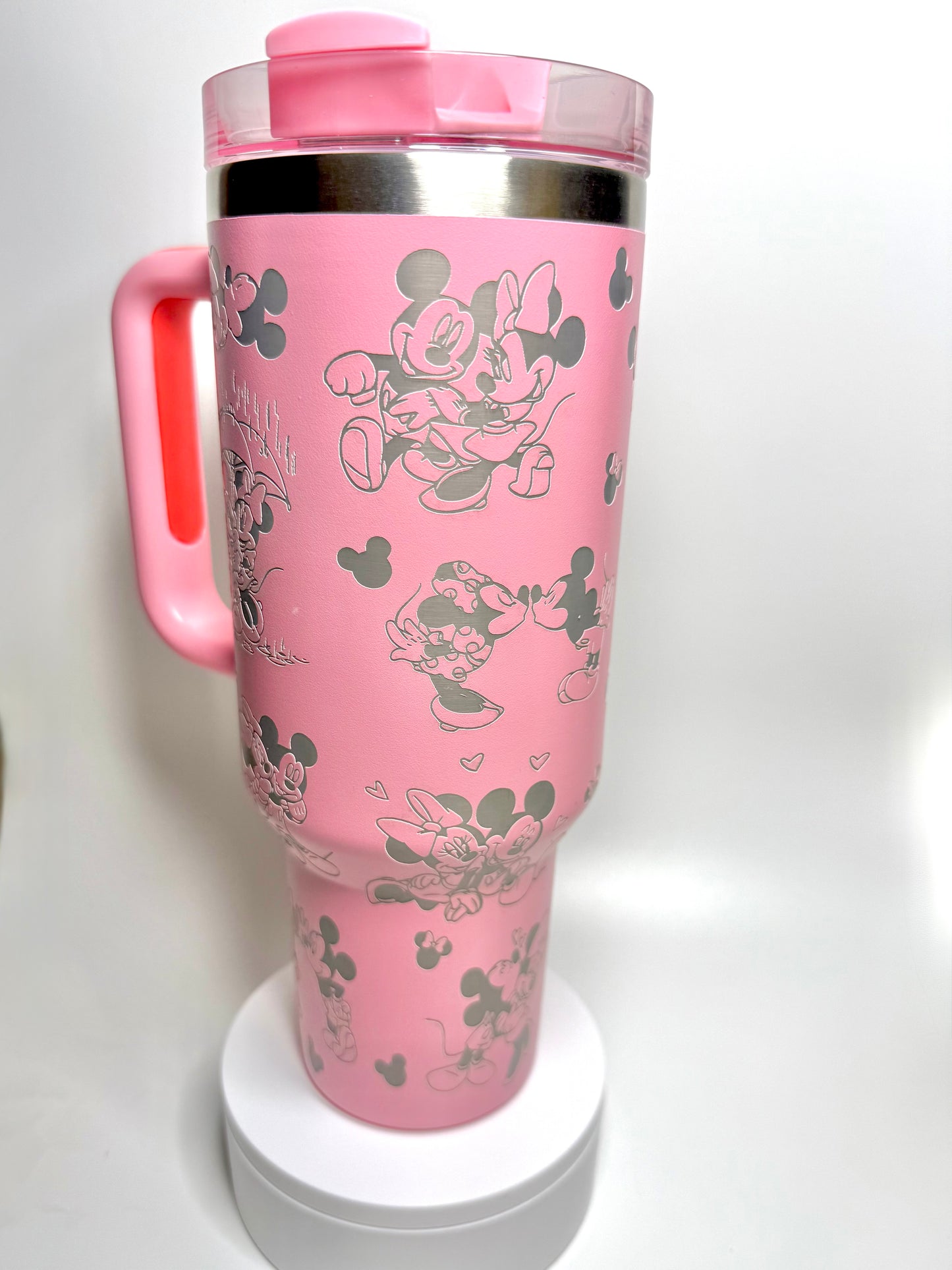 Mickey Minnie Inspired Princess Custom Laser Engraved Stanley tumbler Cups 40 ozs